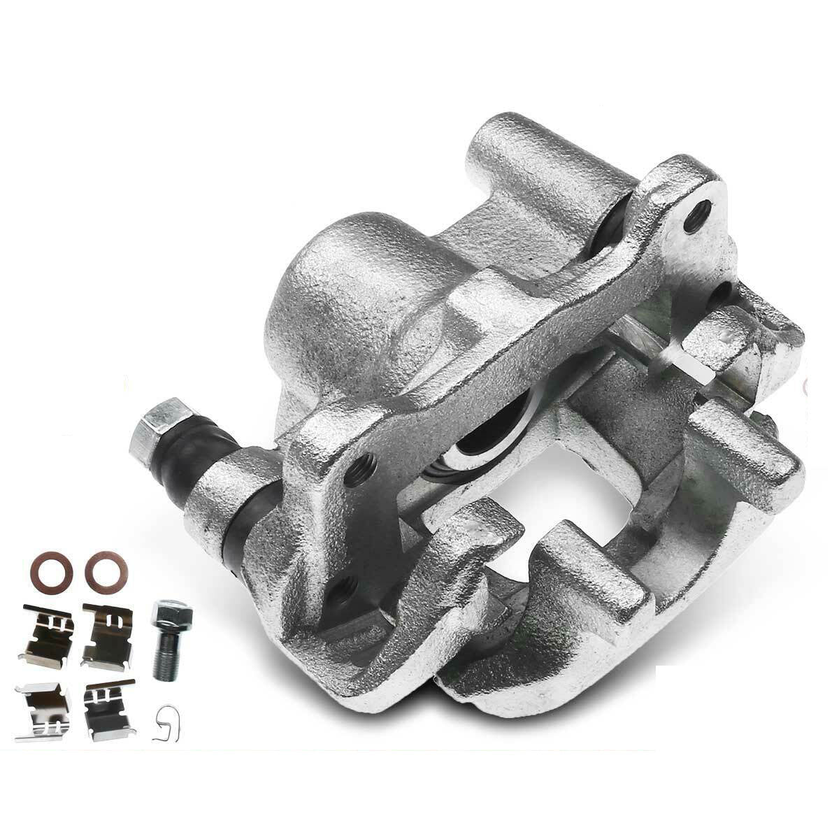 thumbnail image 2 of Front Left Brake Caliper With Bracket For Ford F-150 2005-2008 & Lincoln Mark LT – 2-Piston, Cast Iron 2 of 5