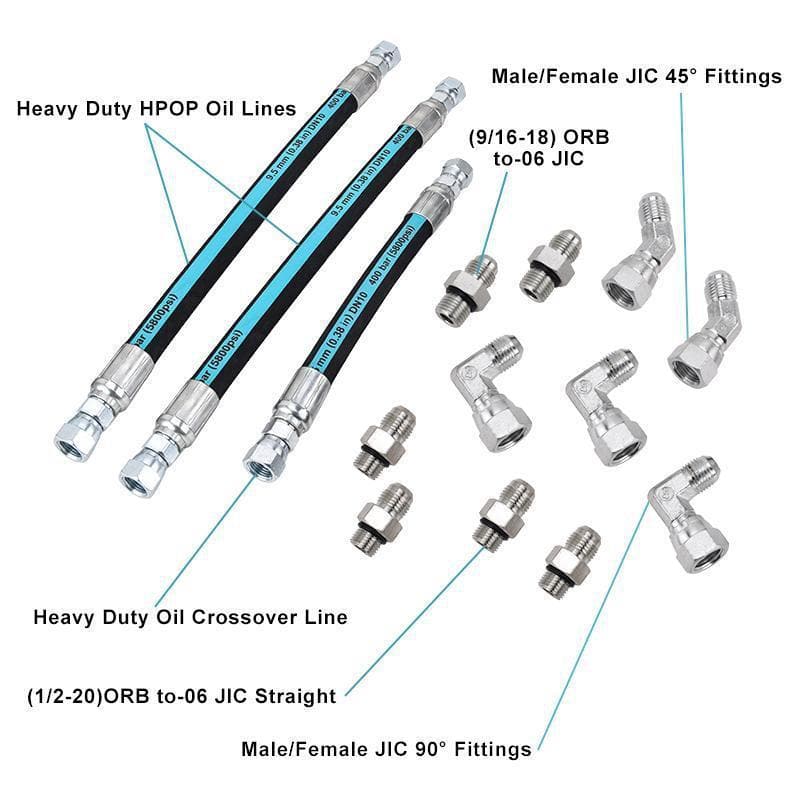 High Pressure Oil Pump Lines Kit for 9903 Ford Powerstroke 7.3L