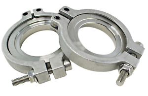 T304 V-Band Clamp Kit For TiAL 44mm Wastegate – Complete Set With Screws, Nuts, And Seals