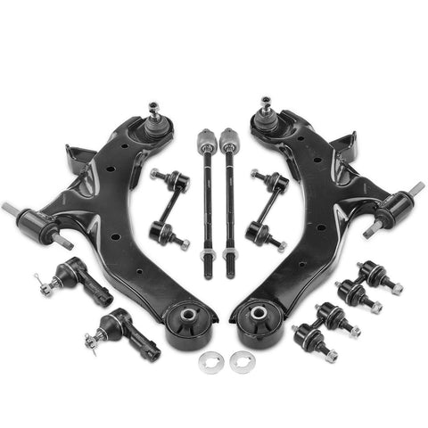 10x Control Arm & Stabilizer Bar Link & Tie Rod for Hyundai Elantra 2001-2006