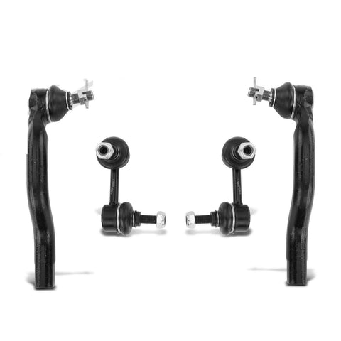 4x Front & Outer Stabilizer Bar Link Tie Rod End for Honda Civic 2006 2007-2011