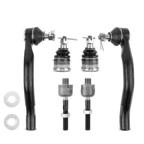 6x Inner & Outer Tie Rod End & Ball Joint for Acura TSX 04-08 Honda Accord 2.4L