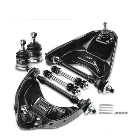 6Pcs Front Stabilizer Bar Link Control Arm & Ball Joint for Chevrolet Buick GMC