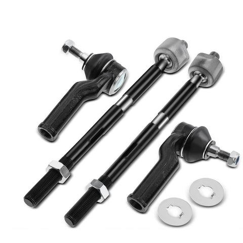 4Pcs LH & RH Inner & Outer Tie Rod End for Ford Escape 13-19 Focus 12-18 C-Max