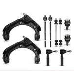 10x Front Control Arm w/ Ball Joint Sway Bar Link Tie Rod End for Ford Mercury