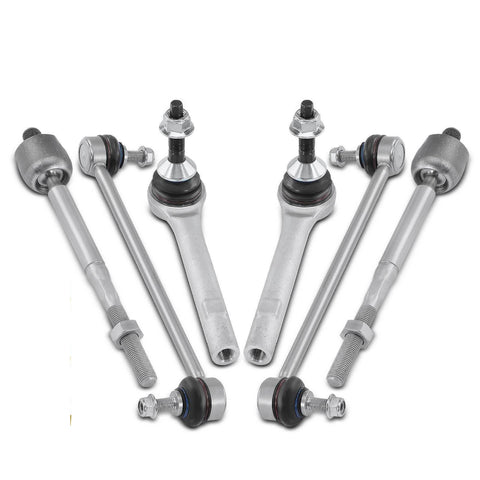 6x Front Sway Bar Link & Tie Rod End for Tesla X 2016-2021 S 2016-2021 ELECTRIC