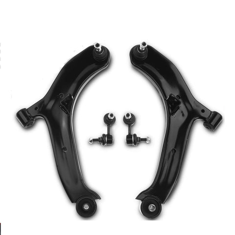 4x Front Control Arm Assembly & Stabilizer Bar Link for Hyundai Accent 2000-2006