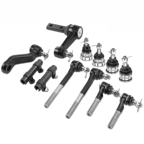 12x Front Idler Arm Pitman Arm Tie Rod End Ball Joint for Dodge Ram 1500 94-96