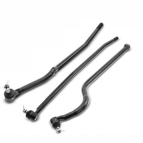 3Pcs Inner & Outer Tie Rod End Track Bar for Dodge Ram 1500 2500 1998-1999 4WD