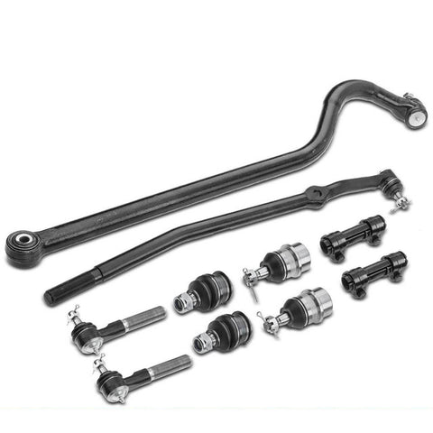 10pcs Front Tie Rod Track Bar Sway Bar for Dodge Ram 1500 Ram 2500 1998 1999 4WD