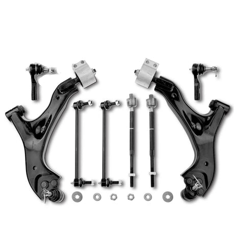 8x Front Control Arm & Bar End Link & Tie Rod End for Chevrolet Equinox Pontiac