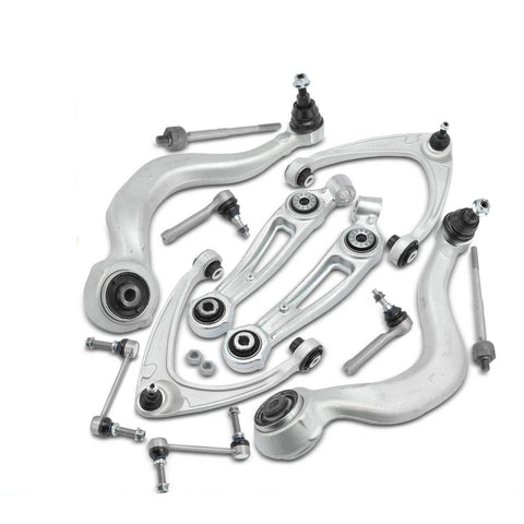 12Pcs Front Side Control Arm & Stabilizer Bar Link for Lincoln Aviator 2020-2022
