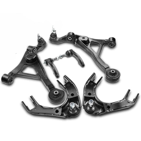 6x Front Control Arm w/ Ball Joint Tie Rod End for Dodge Stratus Chrysler Cirrus
