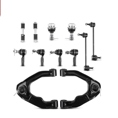 12x Front Control Arm w/ Ball Joint Stabilizer Bar End Link for Nissan Xterra