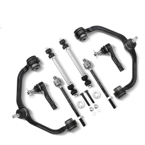 8 Front Upper Control Arm w/Ball Joint Sway Bar Link Tie Rod End for Ford Ranger