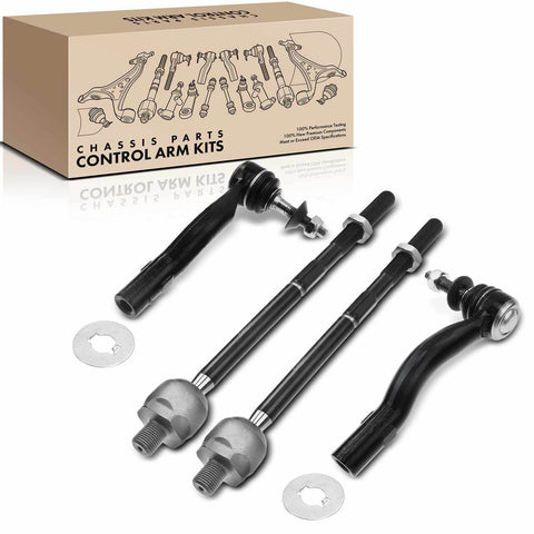 4pcs Inner & Outer Tie Rod End for Ford Crown Victoria Lincoln Mercury 2003-2011