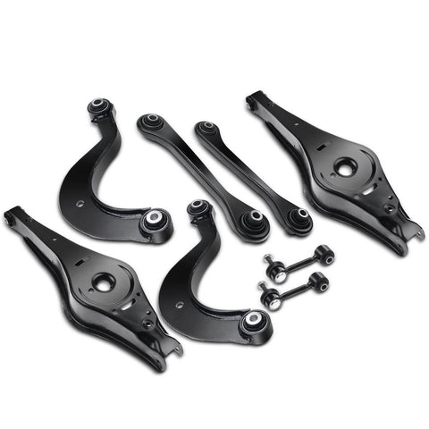 8pc Rear Upper & Lower Control Arm w/ Bushing for Audi A3 VW Jetta Passat Tiguan