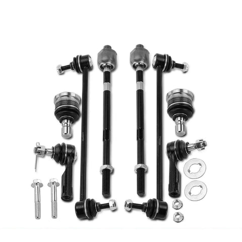8x Front Stabilizer Bar End Link & Tie Rod End & Ball Joint for Mazda MPV 01-06