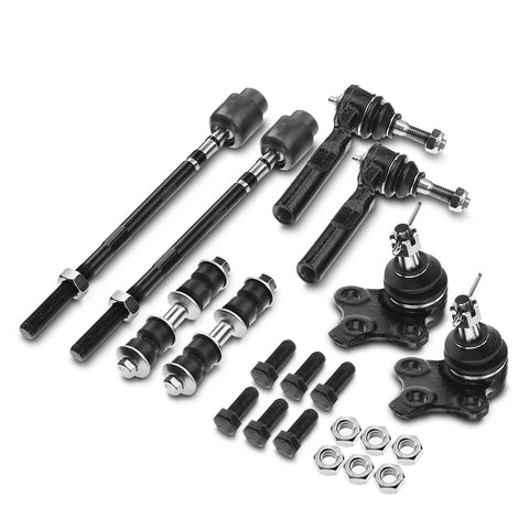 8x Front Sway Bar Link w/ Ball Joint Tie Rod End for Chevrolet Cavalier Pontiac