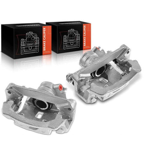 2x Rear Disc Brake Caliper w/ Bracket for Subaru Forester 2009-2013 Impreza WRX