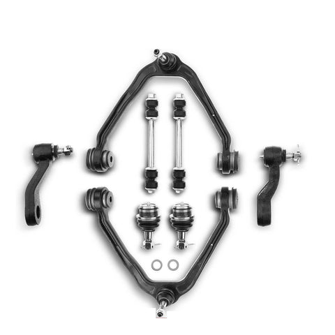 8x Front Control Arm w/ Ball Joints Stabilizer Bar Link for Chevy Silverado 1500