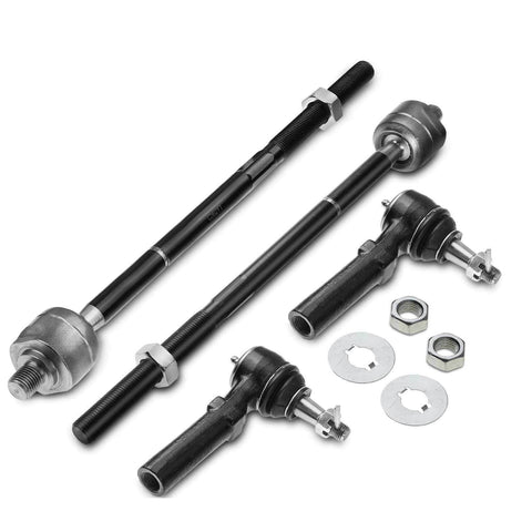 4Pcs Inner & Outer Tie Rod End for Dodge Caravan 96-00 Chrysler Plymouth Voyager