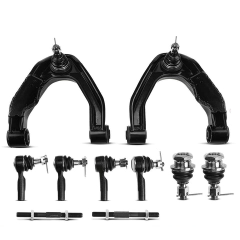 10x Front Control Arm w/ Ball Joint Tie Rod End for Nissan Xterra 00-04 Frontier