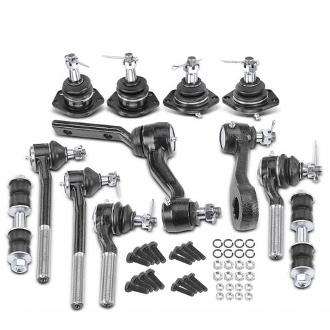 12x Idler & Pitman Arm Sway Bar Link & Tie Rod End Ball Joint for Chevy GMC S10