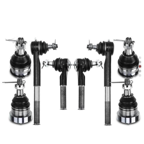 8Pcs Front Steering Tie Rod End Ball Joint for Dodge Ram 1500 1994 1995 1996 RWD