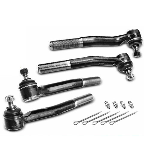 4pcs Upper & Lower Outer Steering Tie Rod End for Jeep Grand Cherokee 1999-2004