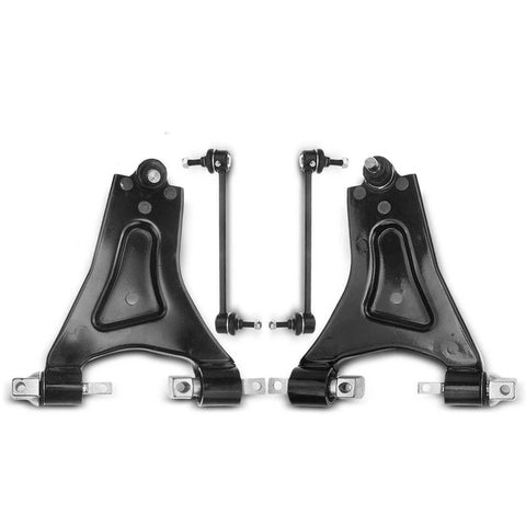 4Pcs Front Control Arm w/ Ball Joint Stabilizer Bar Link for Ford Mercury Cougar