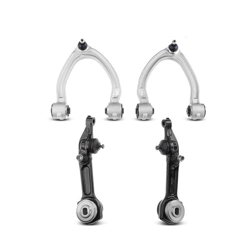 4x Front Lower & Upper Control Arms w/ Ball Joint for Mercedes-Benz W220 S500