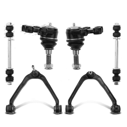 Front Upper Control Arm w/ Ball Joint Stabilizer Bar End Link for Chevrolet GMC