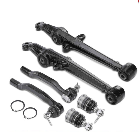 6x Front Control Arm Tie Rod End & Ball Joint for Honda Accord Acura Isuzu Oasis