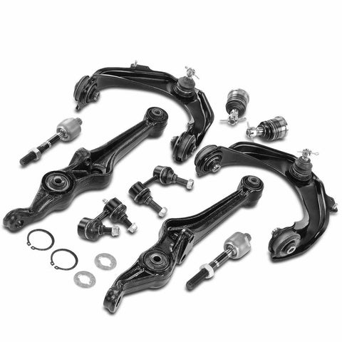10x Front Control Arm Ball Joint Stabilizer Bar Link Tie Rod Kit for Acura CL TL