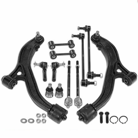 12x Front&Rear Control Arm&Ball Joint Assembly Sway Bar Link for Dodge Chrysler