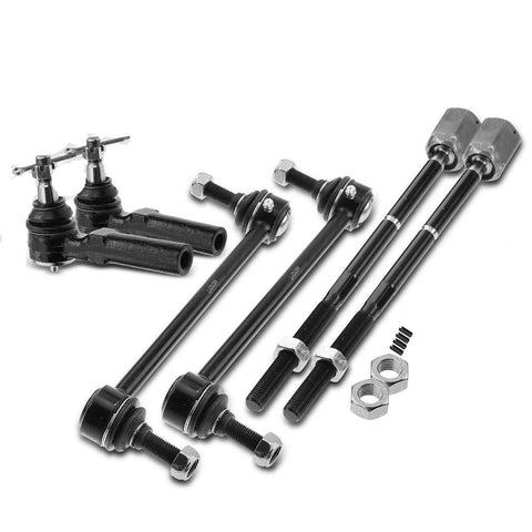 6x Front Inner & Outer Tie Rod End for Ford Taurus Lincoln Continental Mercury