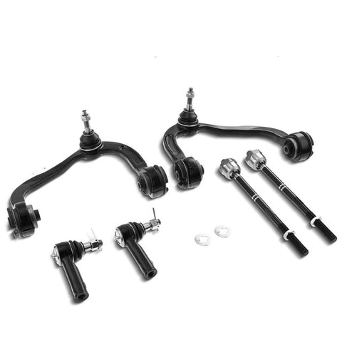 6 Front Control Arm w/ Ball Joint Tie Rod End for Ford F-150 2004-2008 Lincoln