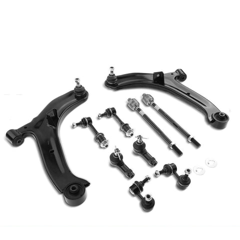 10x Front & Rear Control Arm Sway Bar Link Tie Rod End for Hyundai Accent 00-05