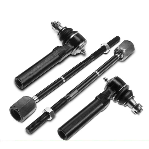 4x Front Inner & Outer Steering Tie Rod Ends for Ford Mustang 1994 1995-2004