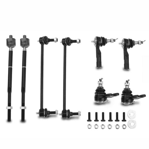 8x Front Stabilizer Bar Link w/Ball Joint Tie Rod End for Chevy Pontiac Torrent