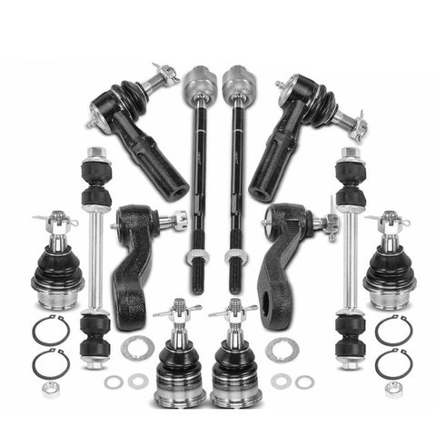 12x Tie Rod End & Ball Joint & Idler & Pitman Arm for Chevrolet Express 2500 GMC