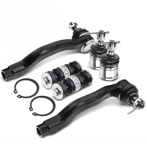 6x Front Stabilizer Bar Link & Tie Rod End for Honda Civic CRX 1988-1991 Acura
