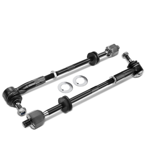 2x Front Inner & Outer Steering Tie Rod End Assmbly for VW Beetle 1998-2010 Golf