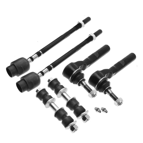 6Pcs Front Sway Bar Links Tie Rod Ends for Chevy Cavalier Pontiac Sunfire 95-05