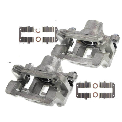 2PCS Brake Caliper w/ Bracket for Hyundai Tucson Kia Sportage Rear Left & Right