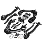 14x Front & Rear Control Arm w/Ball Joint Tie Rod End for Honda Accord 1990-1993