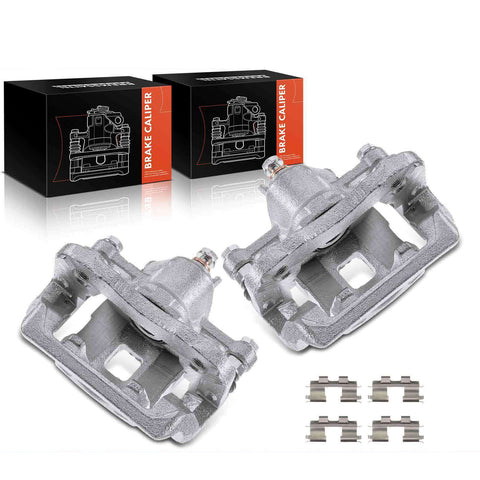 2 Rear Left LH & Right RH Brake Caliper w/ Bracket for Hyundai Elantra 2007-2010