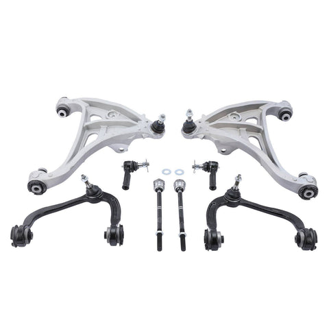 8x Front Control Arm with Ball Joint & Tie Rod End for Ford F-150 2004-2006 4WD