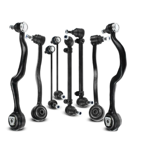 8x Control Arm Stabilizer Bar Link & Tie Rod End for BMW 525i 530i 535i 540i E34
